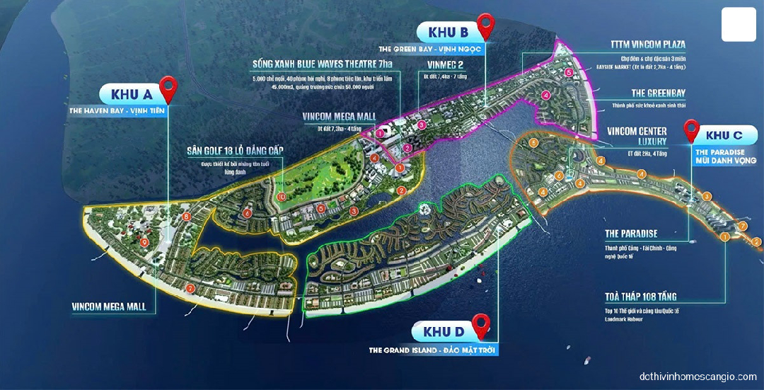 Chi Tiết Các Phân Khu Vinhomes Cần Giờ Chi Tiết Các Phân Khu Vinhomes Cần Giờ