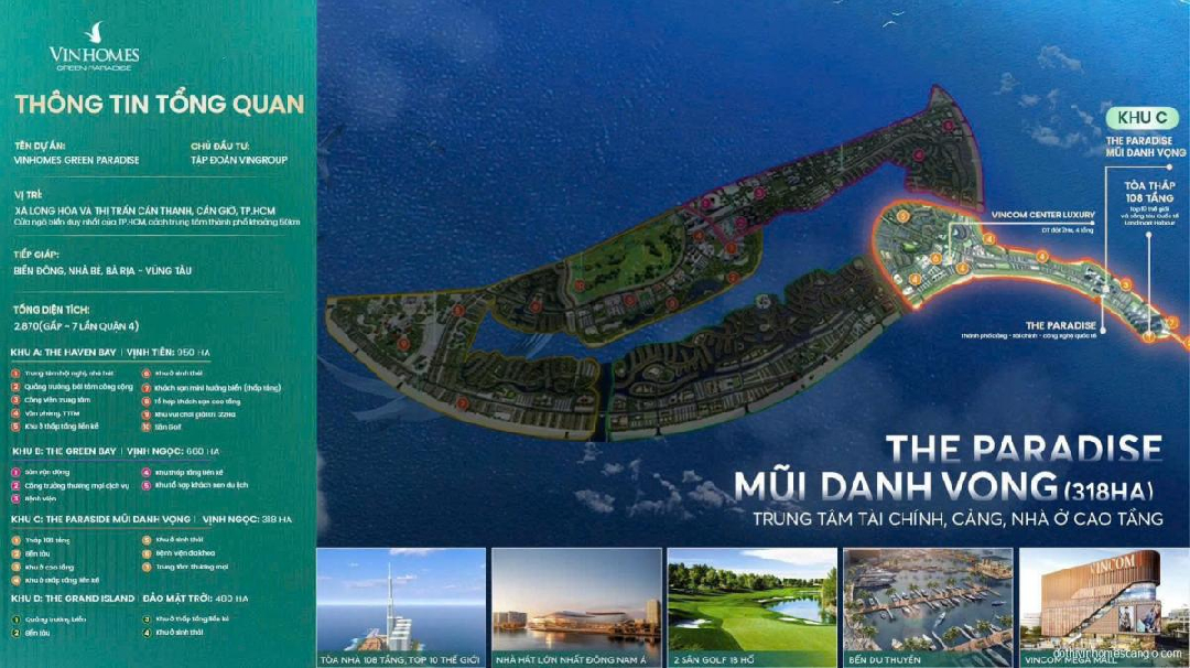 PHÂN KHU C – THE PARADISE Vinhomes Cần Giờ