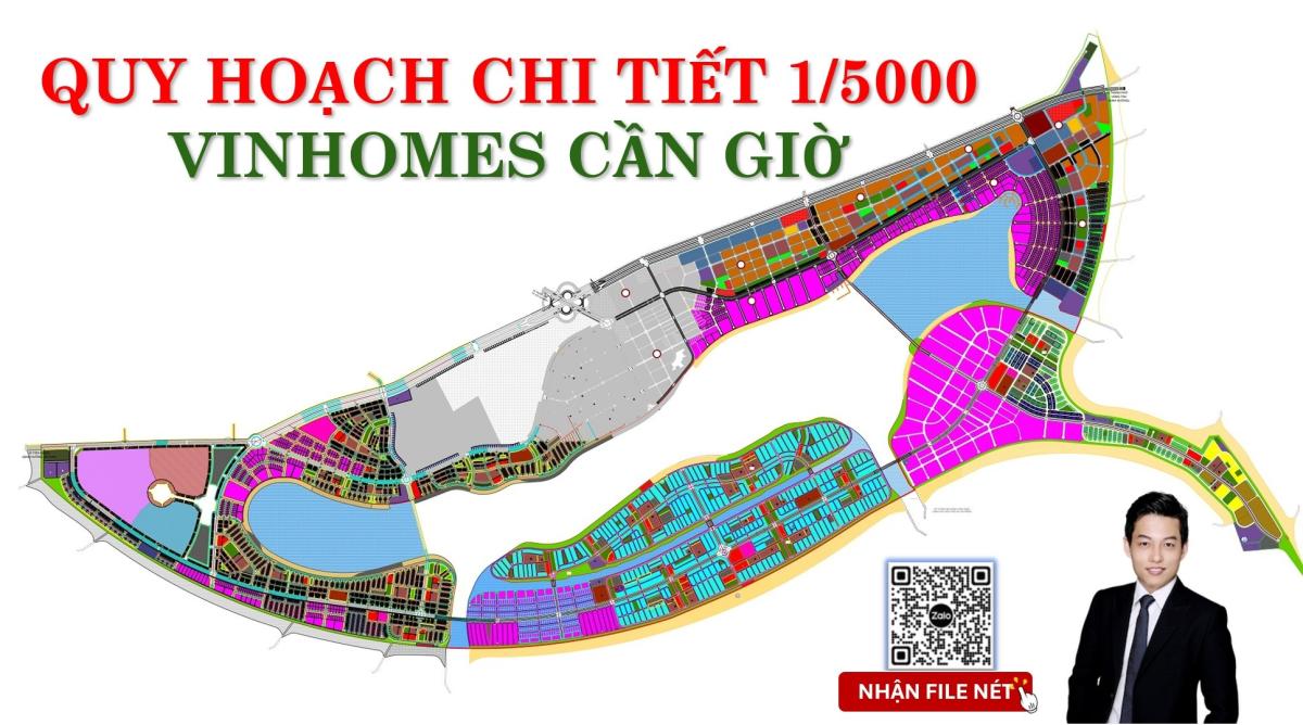 Quy hoạch Vinhomes Cần Giờ - Vinhomes Green Paradise chi tiết 1/5000