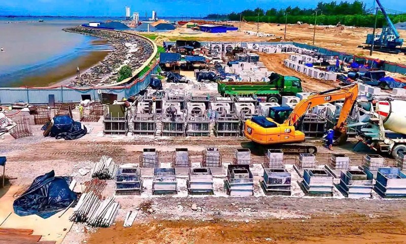 tiến độ Vinhomes Green Paradise